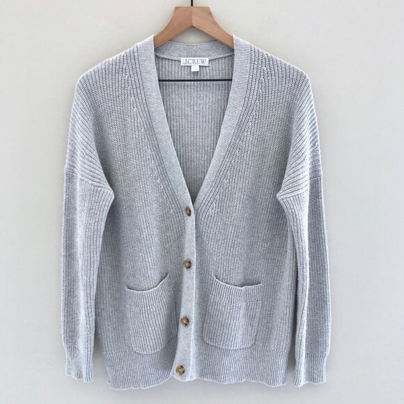 J. Crew Sweaters - J.Crew V-neck Cotton-blend Cardigan Sweater